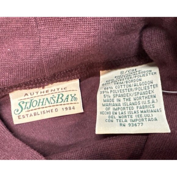 Vintage High Neck Shirts Mens Small Knit‎ Long Sleeve Lot of 2 Retro 90s NEW - Picture 7 of 11